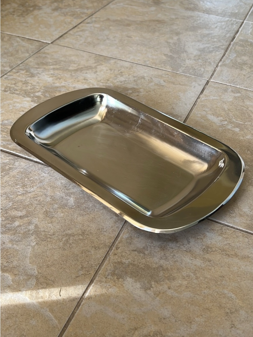 Vintage metal tray
